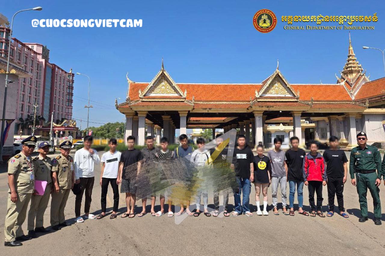 Campuchia trục xuất 14 công dân Việt Nam